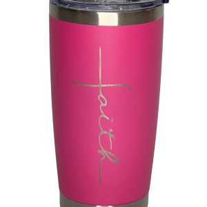 Pink Faith Cup White